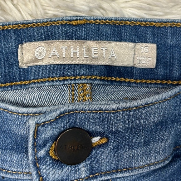 Athleta Sculptek High Rise Kick Crop Jeans in Morro Wash - Picture 3 of 5